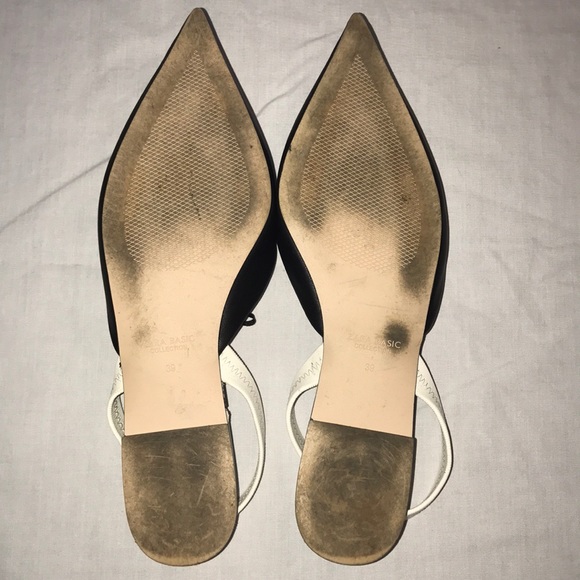 ZARA Basic Collection | Sling-back Flats - Picture 6 of 6